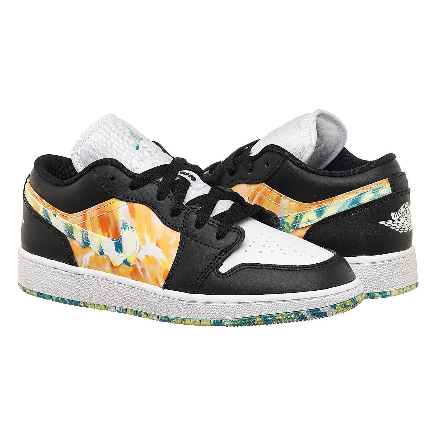 Кросівки жіночі Nike Jordan 1 Low Tie Dye (Gs) (DJ6252-038) - фото 1