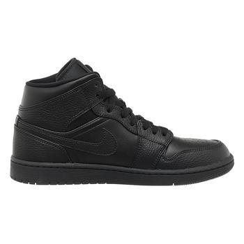 Фото Кросівки чоловічі Nike Jordan 1 Mid Triple Black (554724-091)